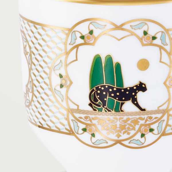 Set de 3 tazas Panthère de Cartier Porcelana